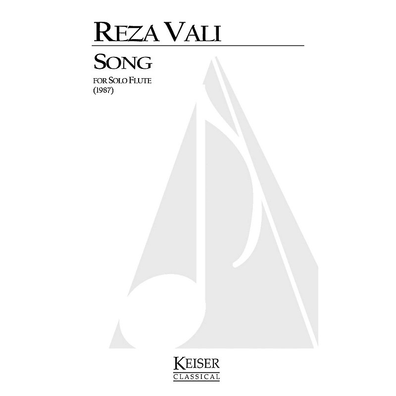 Lauren Keiser Music Publishing Song (Flute Solo) LKM Music Series Composed by Reza Vali
