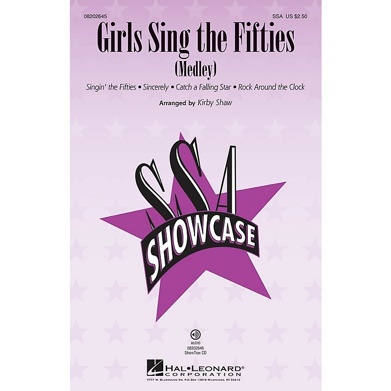 Hal Leonard Girls Sing the Fifties (Medley) ShowTrax CD Arranged by Kirby Shaw