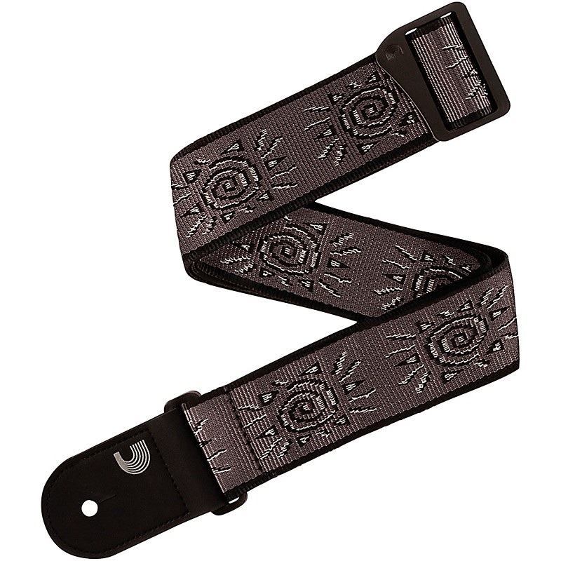 D’Addario Vintage Planet Waves Suns Guitar Strap Gray