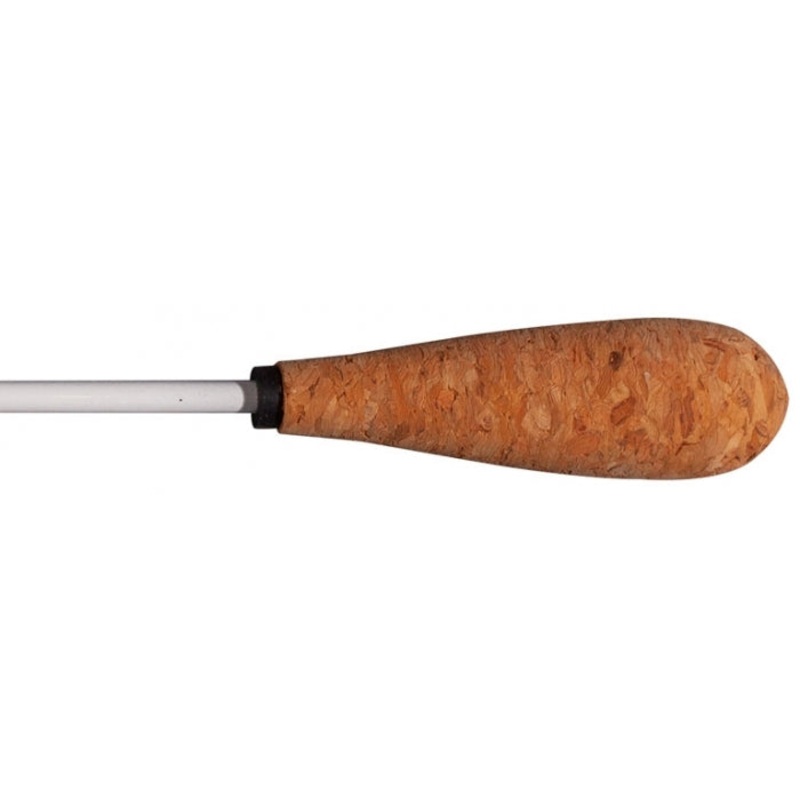 Montford Baton 12″ White Lacquer Cork Taper