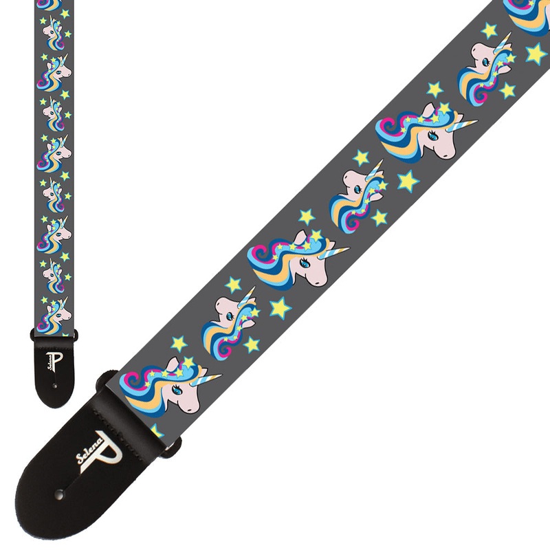 Perri’s Kids Length Polyester Webbing Strap ~ Rainbow Unicorns