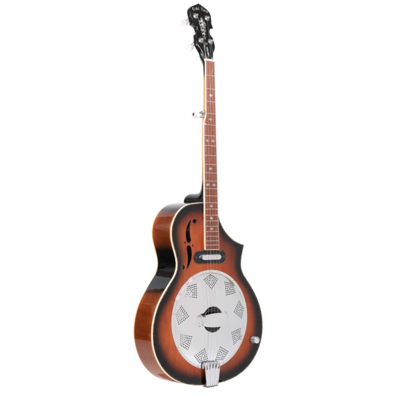 Gold Tone Electric Resonator Banjo DLX Maple Sides and Back+Bag