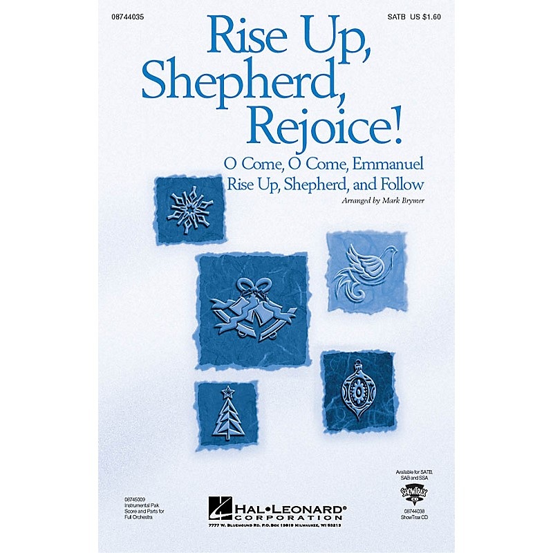 Hal Leonard Rise Up, Shepherd, Rejoice! (from The Christmas Suite) ShowTrax CD Arranged by Mark Brymer