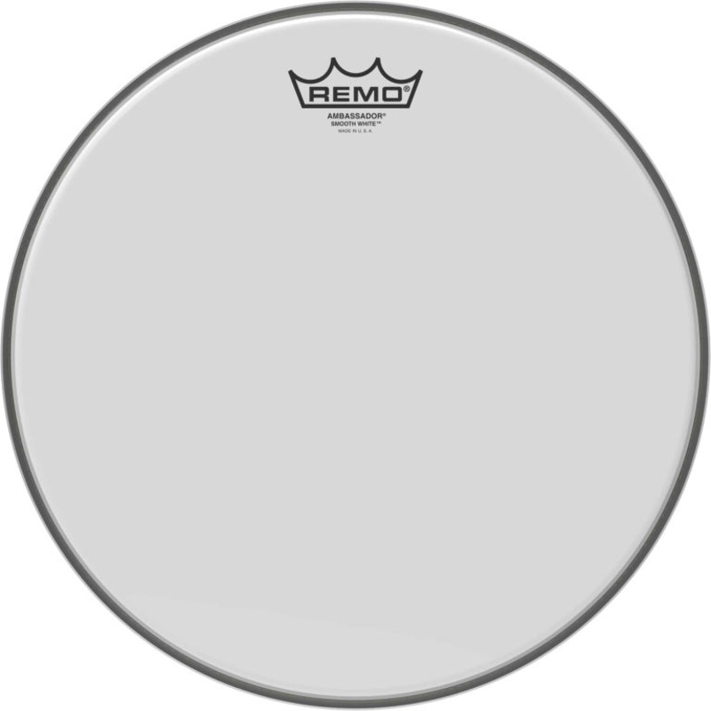 Remo 13″ Ambassador Smooth White Head