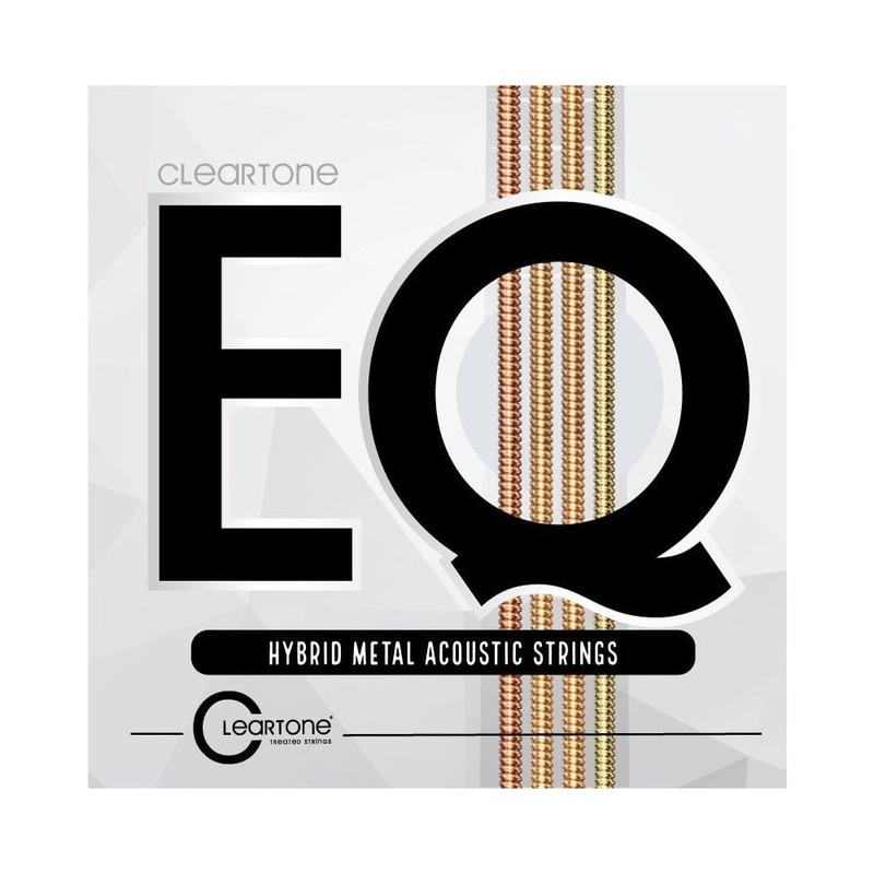 Cleartone EQ Coated Hybrid Metal 11-52 Acoustic Guitar Strings [7811]