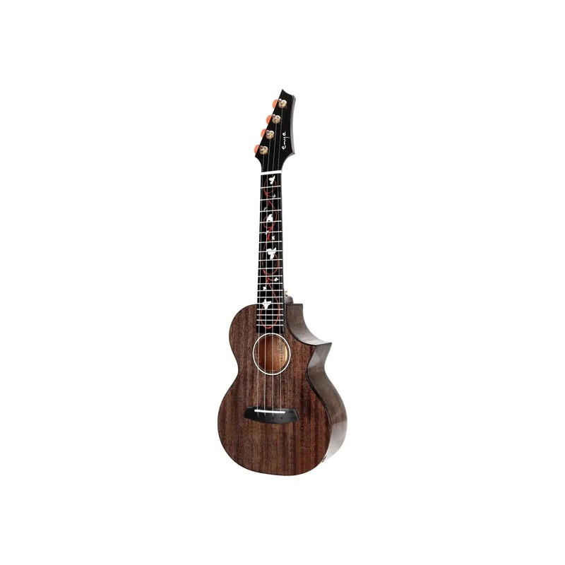 Enya EUC-M6 Black All Solid Mahogany Concert Ukulele
