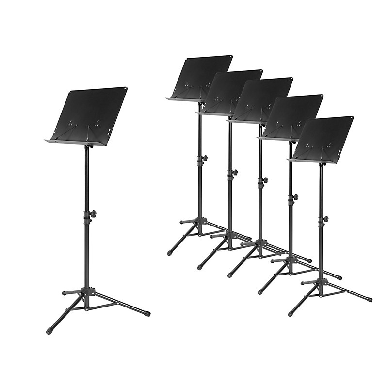 Musician’s Gear MST50 Tripod Orchestral Music Stand 6-Pack