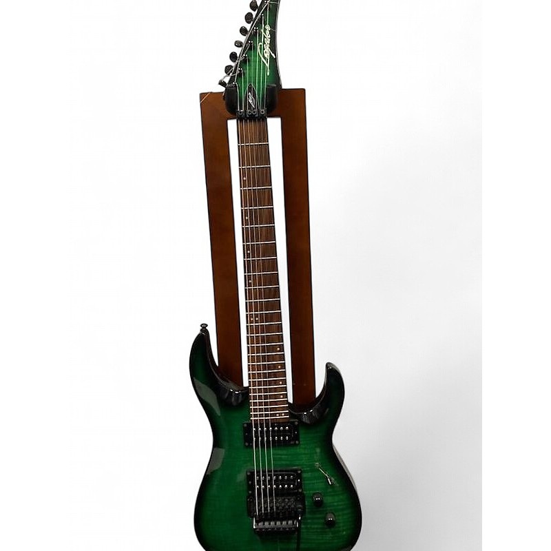 Used Legator Ninja Pro Trans Green Solid Body Electric Guitar Trans Green