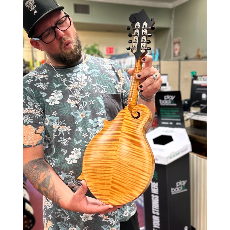 Collings MF F-Model & Case, Honey Amber Finish, Glossy Top