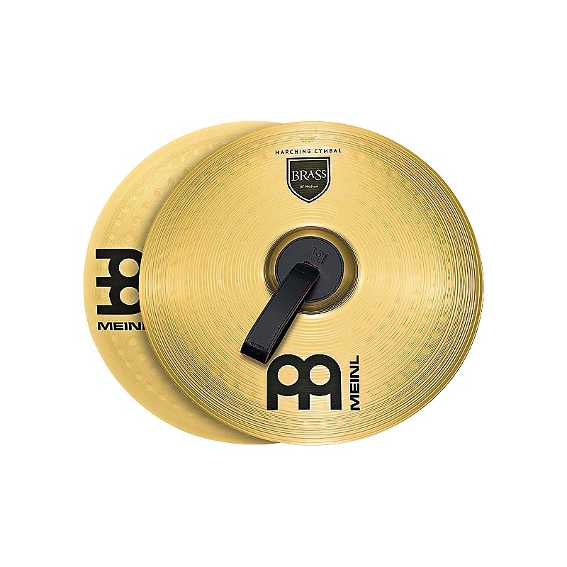 MEINL Brass Marching Medium Cymbal Pair 16 in.