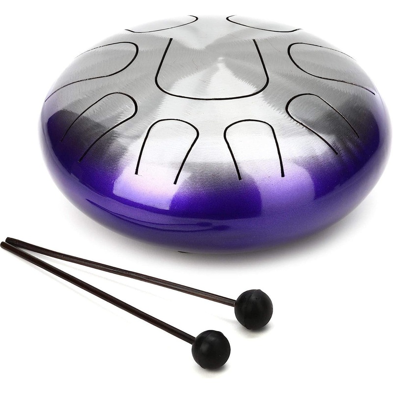 Pearl Awakening Series 9 Note Tongue Drum C Ake Bono – Purple Burst (PMTD9AKBF692)