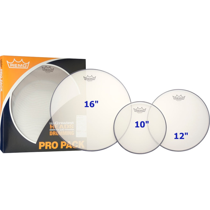 Remo Tom Pack 10-12-16″ Silentstroke Head