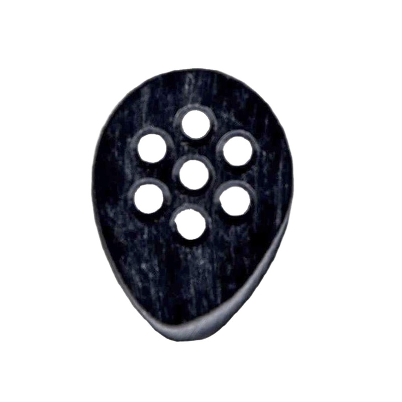 Wegen BC220B Big City Picks, Set of 4, Black 2.20MM