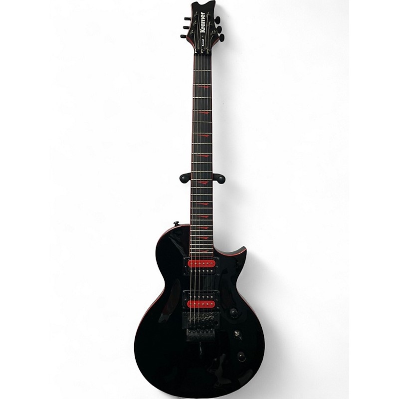 Used Kramer Assault 220 Black and Red Solid Body Electric Guitar Black and Red