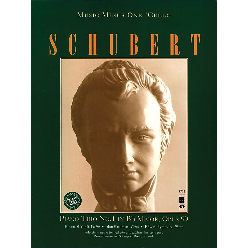 Music Minus One Schubert – Piano Trio in B-flat Major, Op. 99 Music Minus One Series Softcover with CD by Franz Schubert