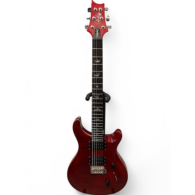 Used 2020s PRS SE Custom 24 Ruby Solid Body Electric Guitar Ruby