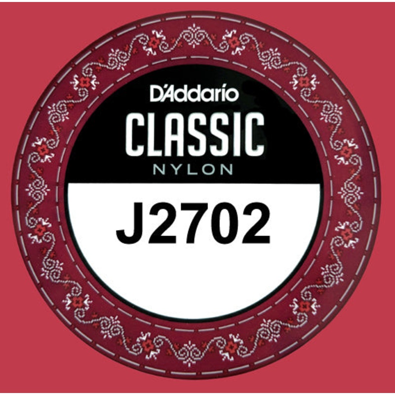 D’Addario J2702 Student Nylon Classical Guitar Single String, Normal Tension, Second String