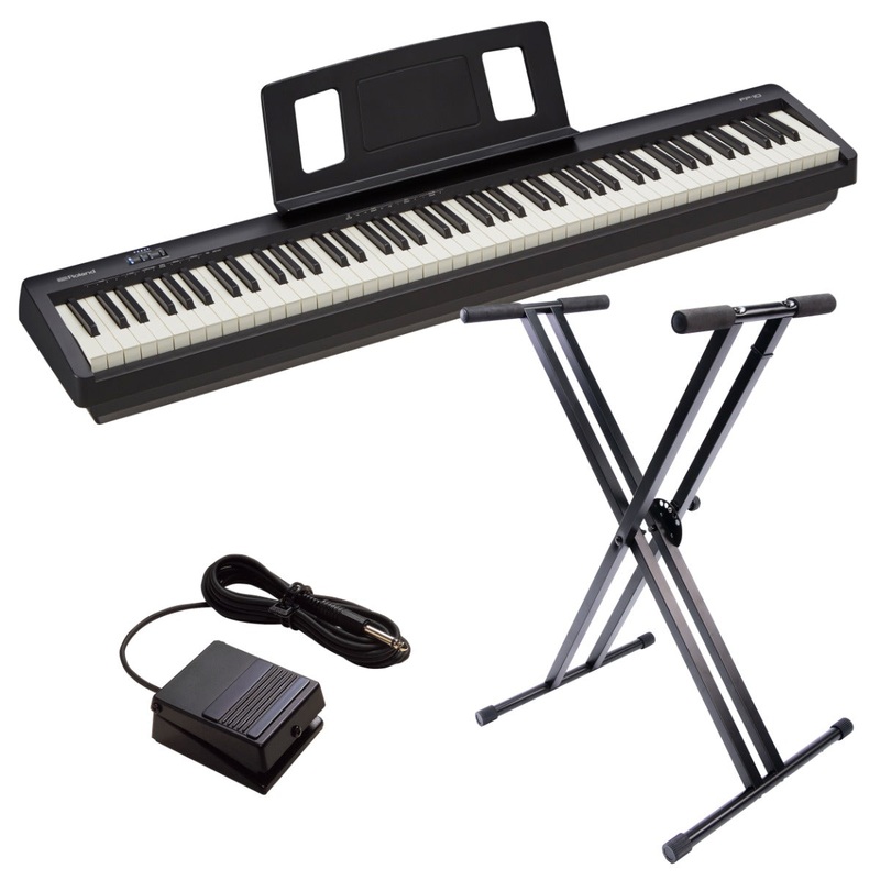 Roland FP-10 Digital Piano – Black BONUS PAK