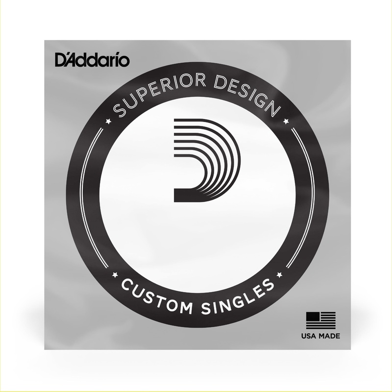 D’Addario FT056 Flat Top Semi-Flat Phosphor Bronze Acoustic Guitar Single String .056
