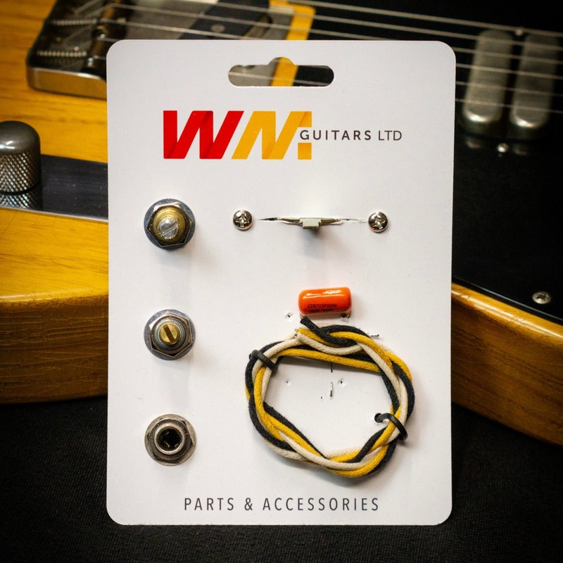 Deluxe Tele Wiring Upgrade Kit (CTS, Oak Grigsby, Puretone, Sprague) Chrome