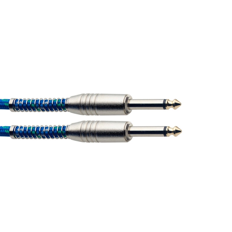 Stagg 6M/20Ft Vintweed Cable-Blue