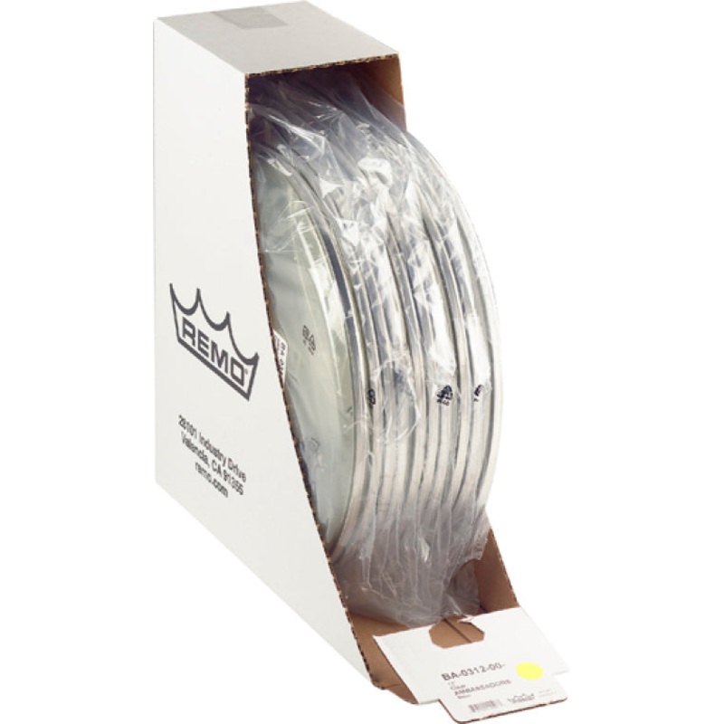 Remo 14" Ambassador Clear-10 Piece/Box Head