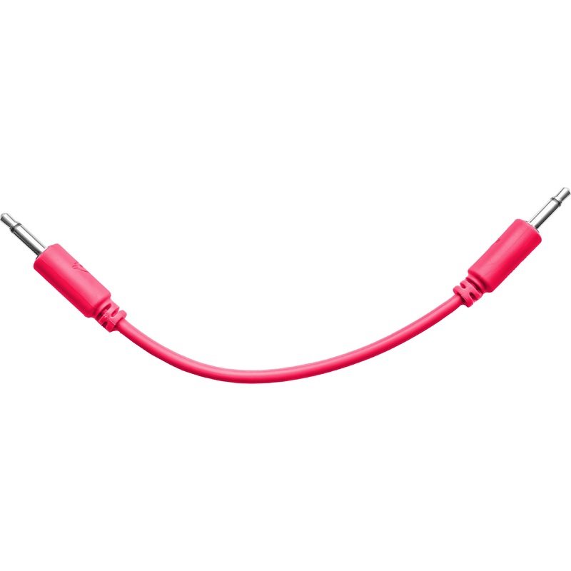 Black Market Modular 3.5mm Patch Cable – 9cm/3.5″ – Pink