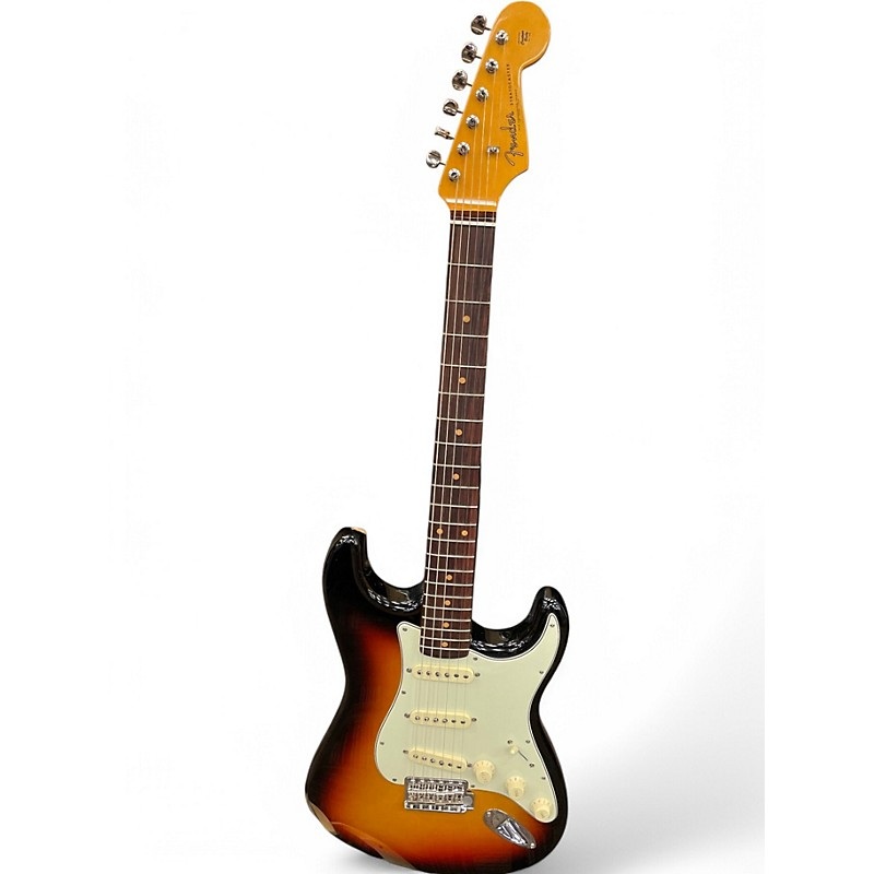 Used 2024 Fender 1961 AMERICAN VINTAGE II 2 Color Sunburst Solid Body Electric Guitar 2 Color Sunburst