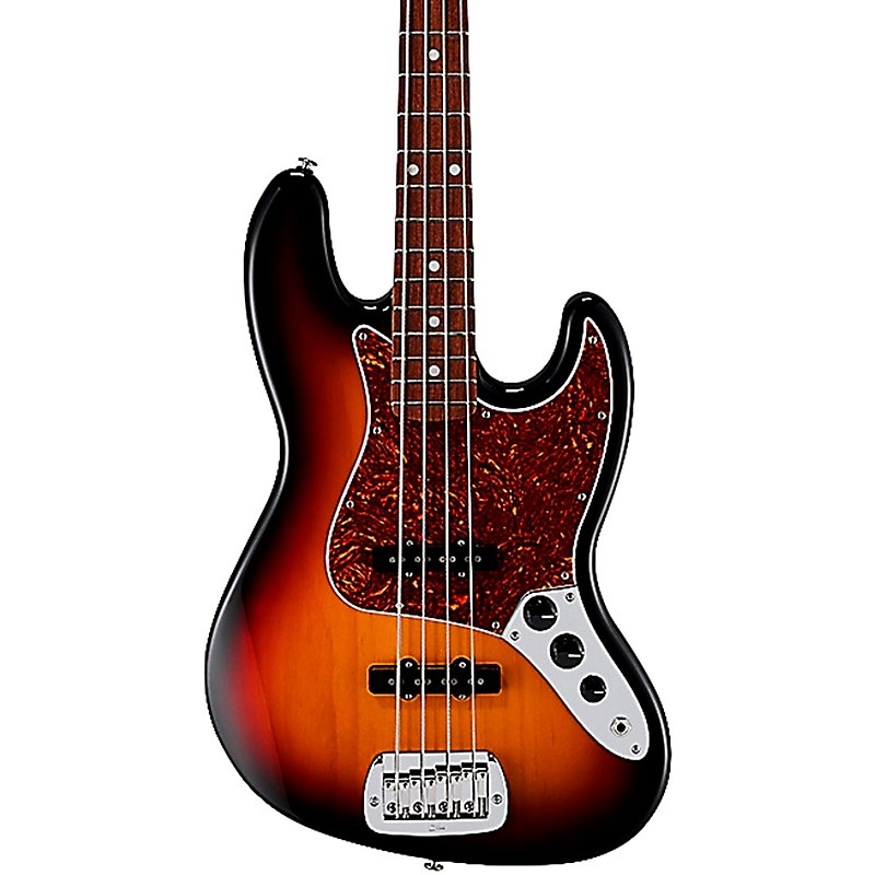 G&L Fullerton Deluxe JB Electric Bass 3-Tone Sunburst