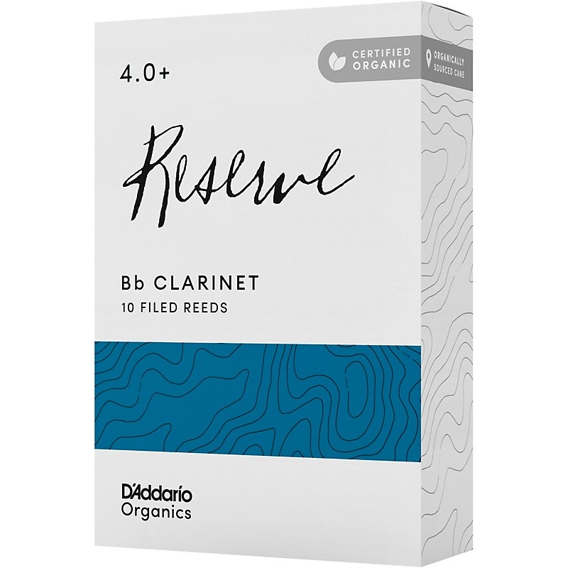 D’Addario Woodwinds Reserve, Bb Clarinet – Box of 10 4+