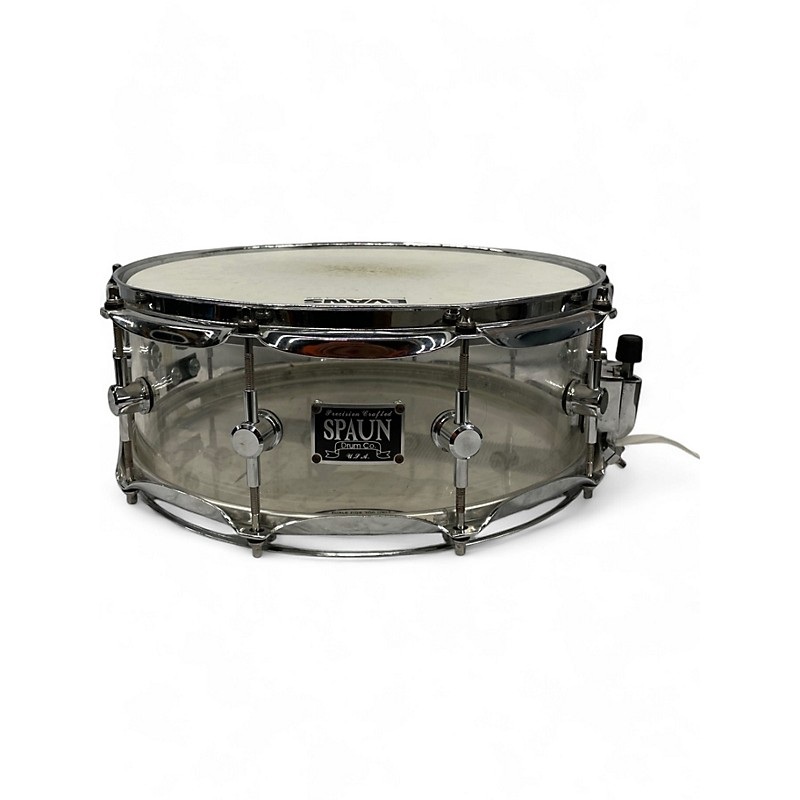 Used Spaun 5.5X14 5.5X14 Acrylic Ikebukuro Drum Clear Clear 10