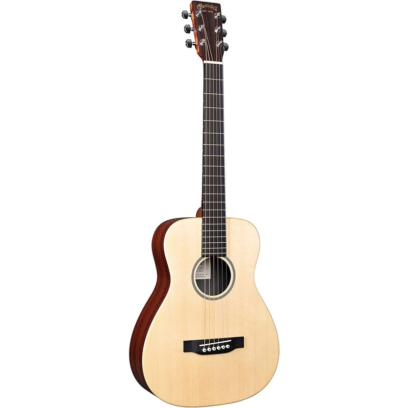 Martin LX1E Little Martin Solid Sitka Spruce/Mahogany HPL Acoustic/Electric w/Gig Bag Natural