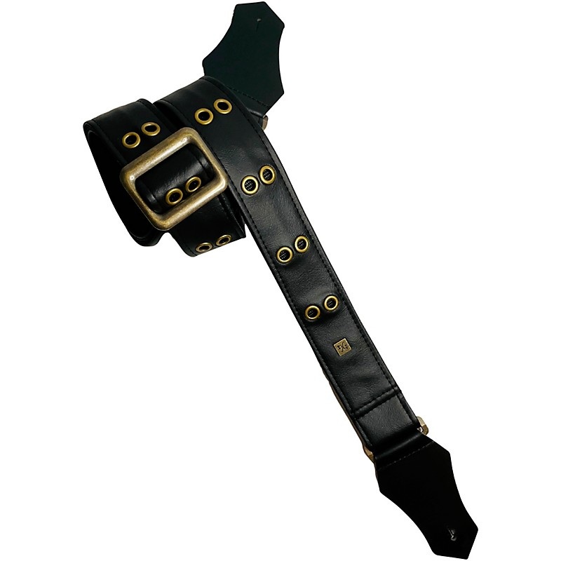 Get’m Get’m Picadilly Guitar Strap Antique Brass 2 in.