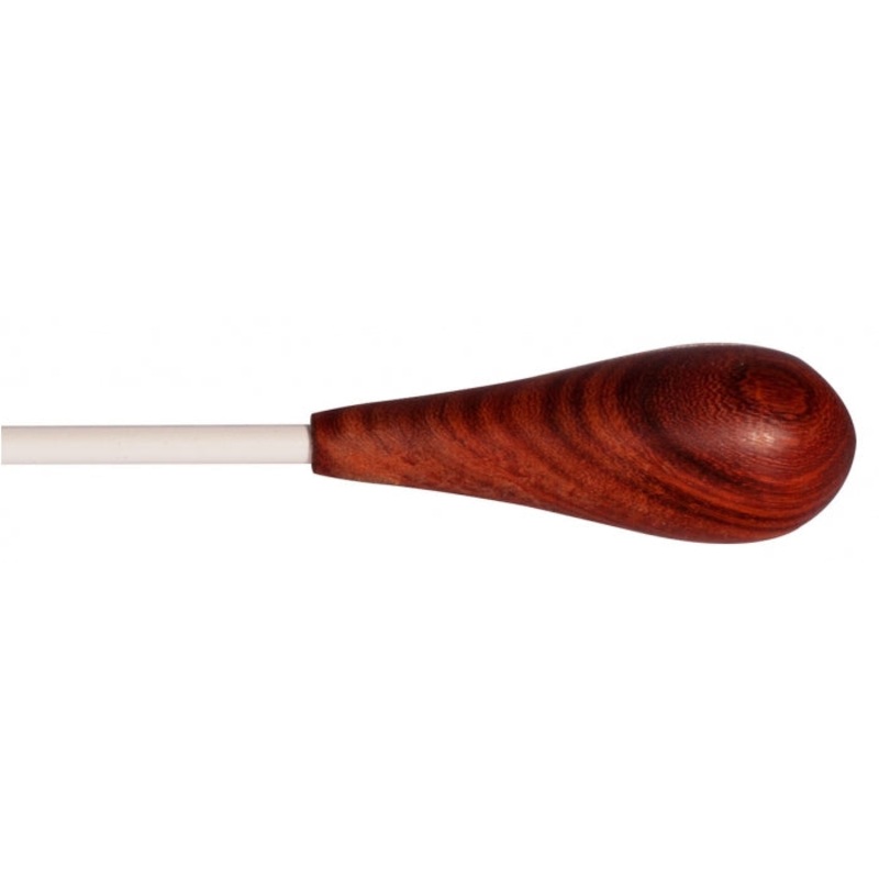 Montford Baton 14″ White Lacquer Pau Rosa Pear