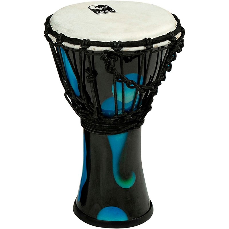 Toca Magma Freestyle Djembe 7 in. Blue Magma
