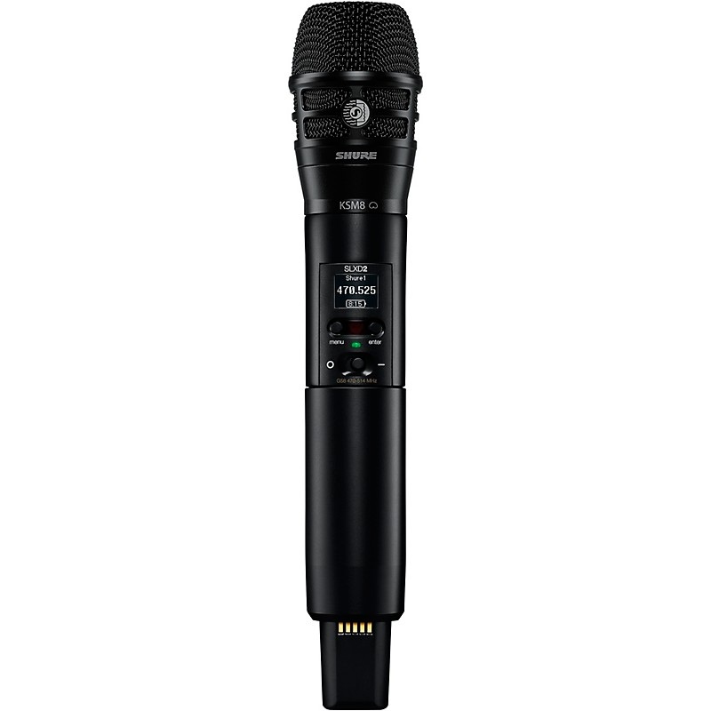 Shure SLXD2/K8B Handheld Transmitter With KSM8 Capsule Band H55