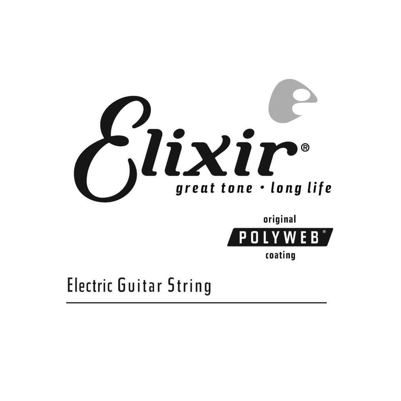 Elixir Polyweb Nickel Wound 46 (.046″) Electric Guitar Single String