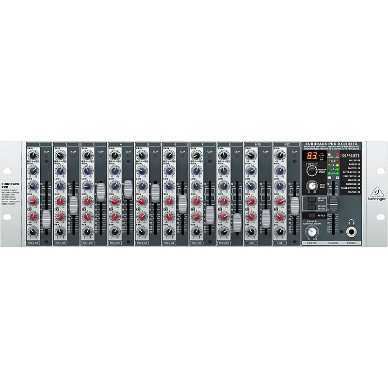 Behringer EURORACK PRO RX1202FX Rackmount Mixer With Effects