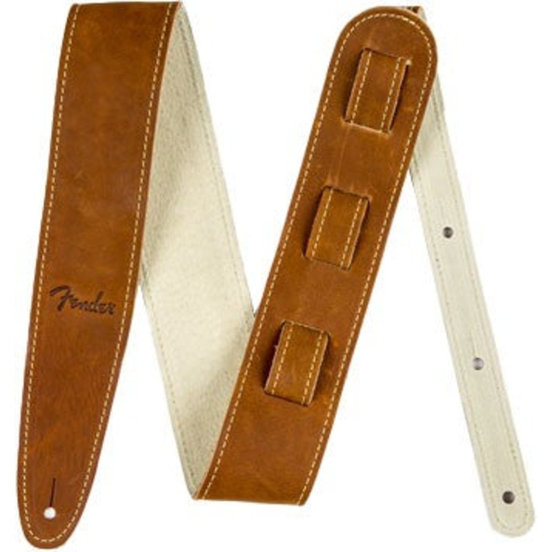 Fender Ball Glove Leather Strap Brown