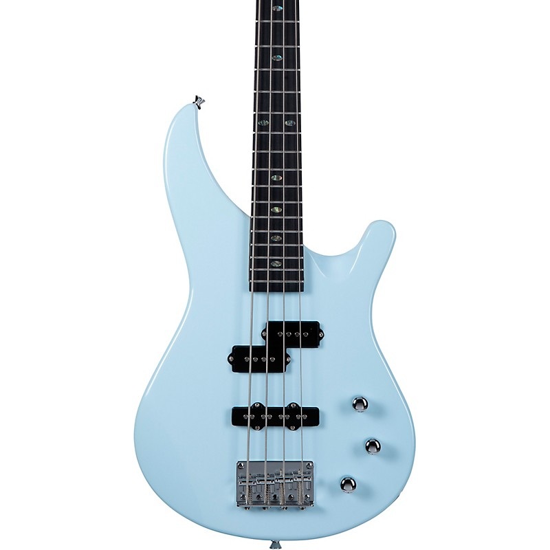 Mitchell MB100 Short-Scale Solidbody Electric Bass Guitar Powder Blue