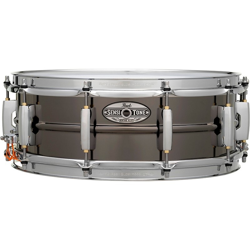 Pearl SensiTone Seamless Heritage Alloy Snare 14 x 5 in. Black Brass