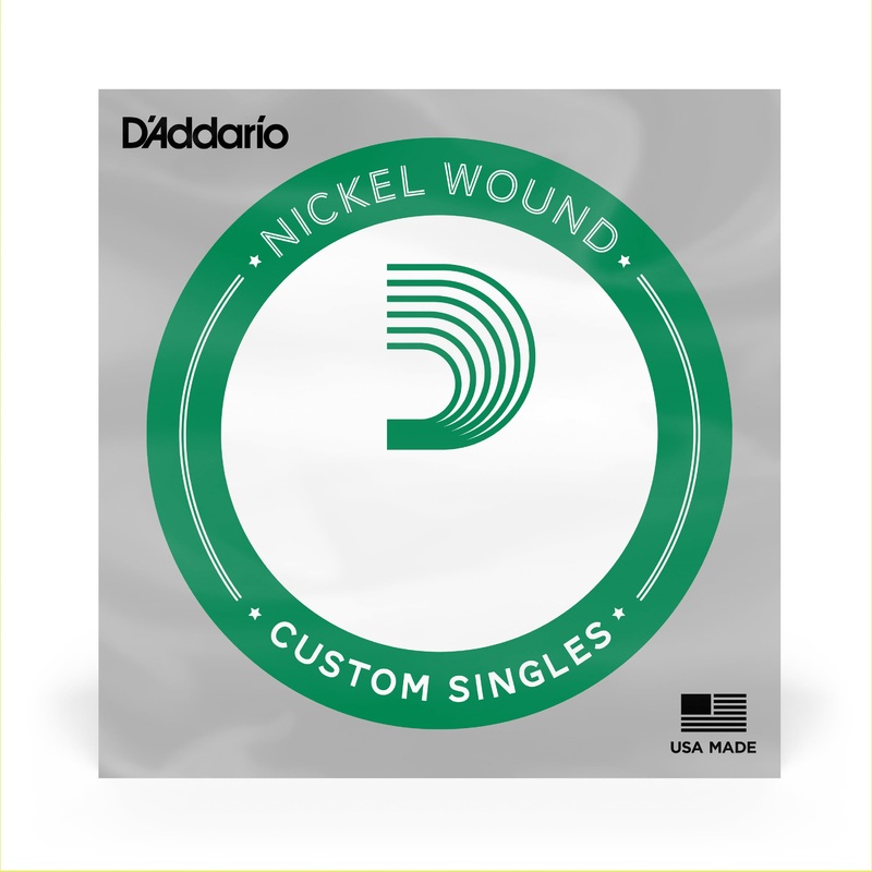 D’Addario XLB025w Nickel Wound XL Bass Single String .025 Long Scale