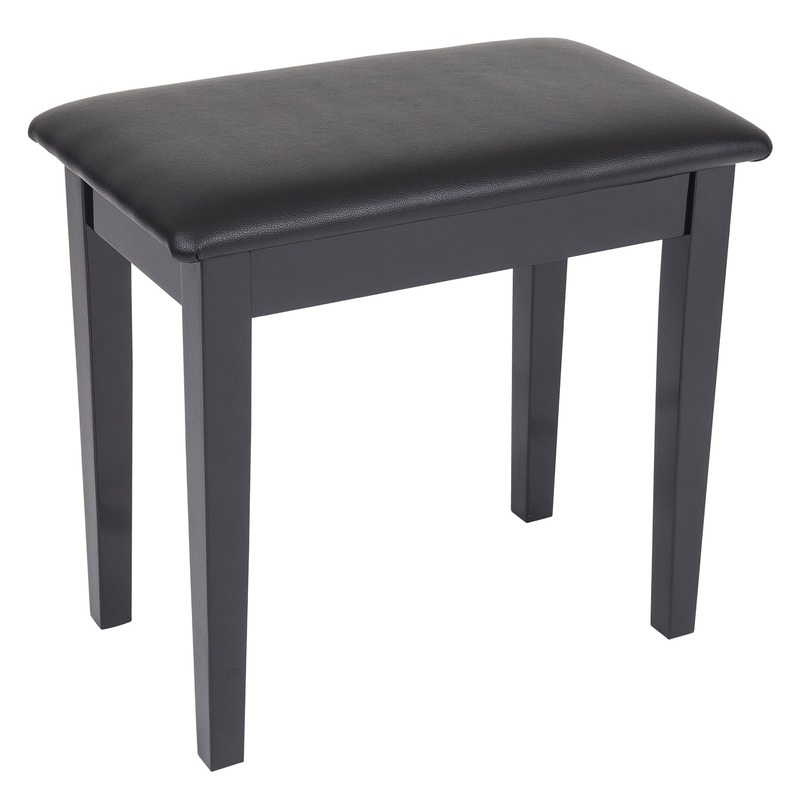 Kinsman Piano Bench with Storage ~ Satin Black