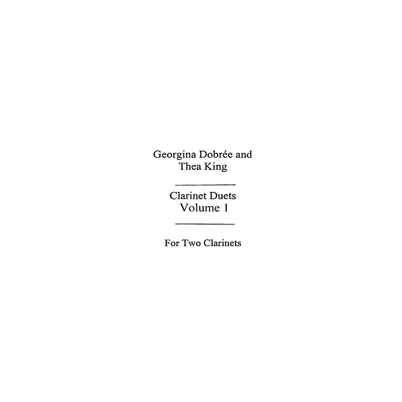 CHESTER MUSIC Clarinet Duets – Volume 1 Music Sales America Series