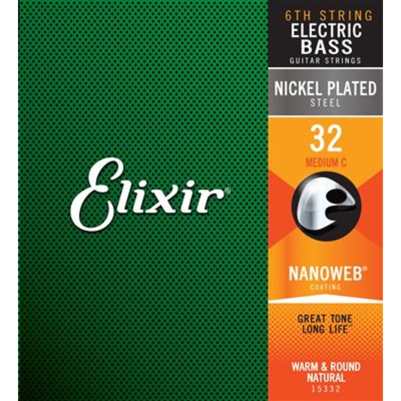 Elixir E15332 .032″ Nano Bass Single String