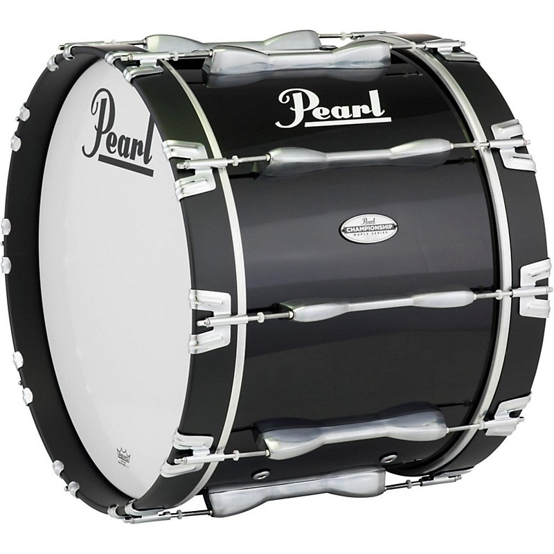 Pearl 26×14″ Championship Maple Marching Bass Drum Midnight Black