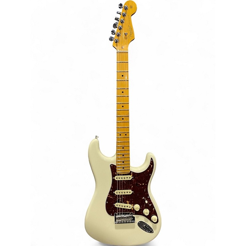 Used Fender American Professional II Stratocaster Cream Solid Body Electric Guitar Cream