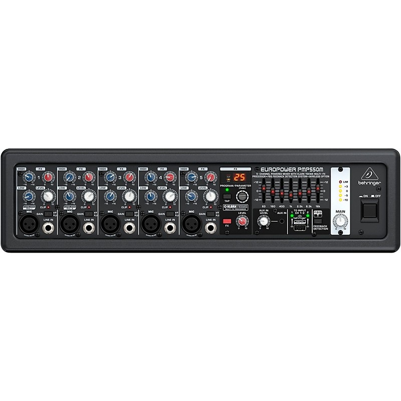 Behringer EUROPOWER PMP550M 5-Channel 500W Powered Mixer